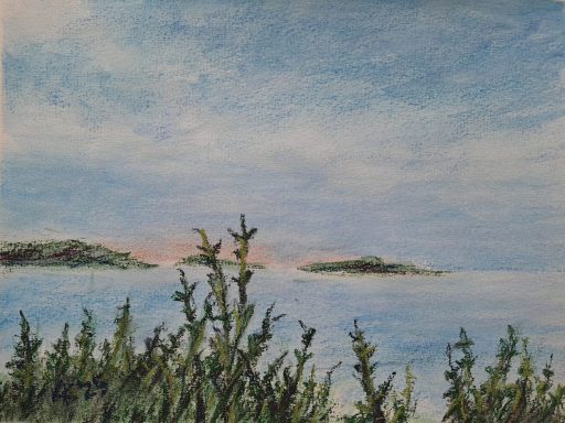 Pastell auf Papier 20x30cm