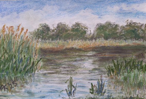 Pastell auf Papier 20x30cm